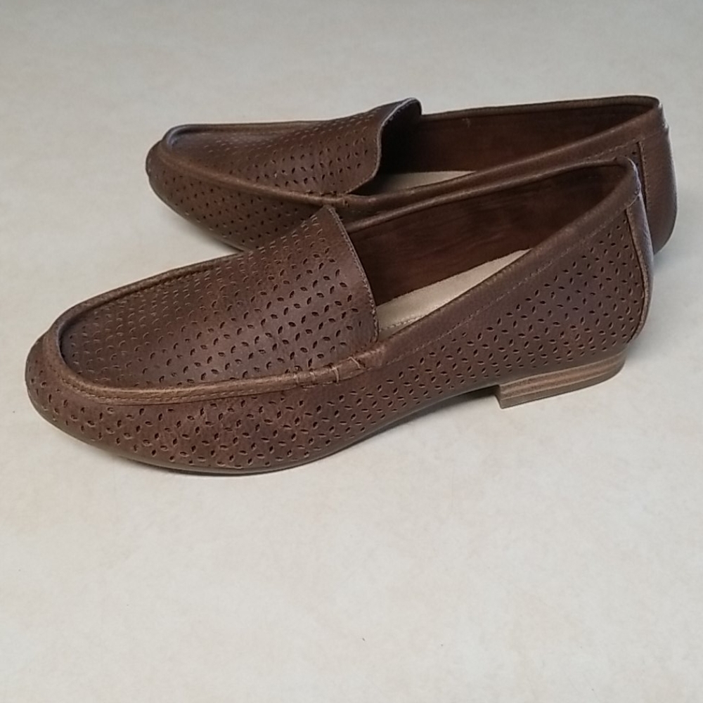 MIA Amore Monaa Women's Loafers Size 9 Brown Perforated Comfort Flats NEW - Picture 4 of 10
